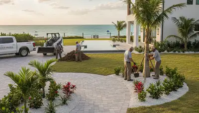 Sarasota, FL landscaping services for residential and commercial properties