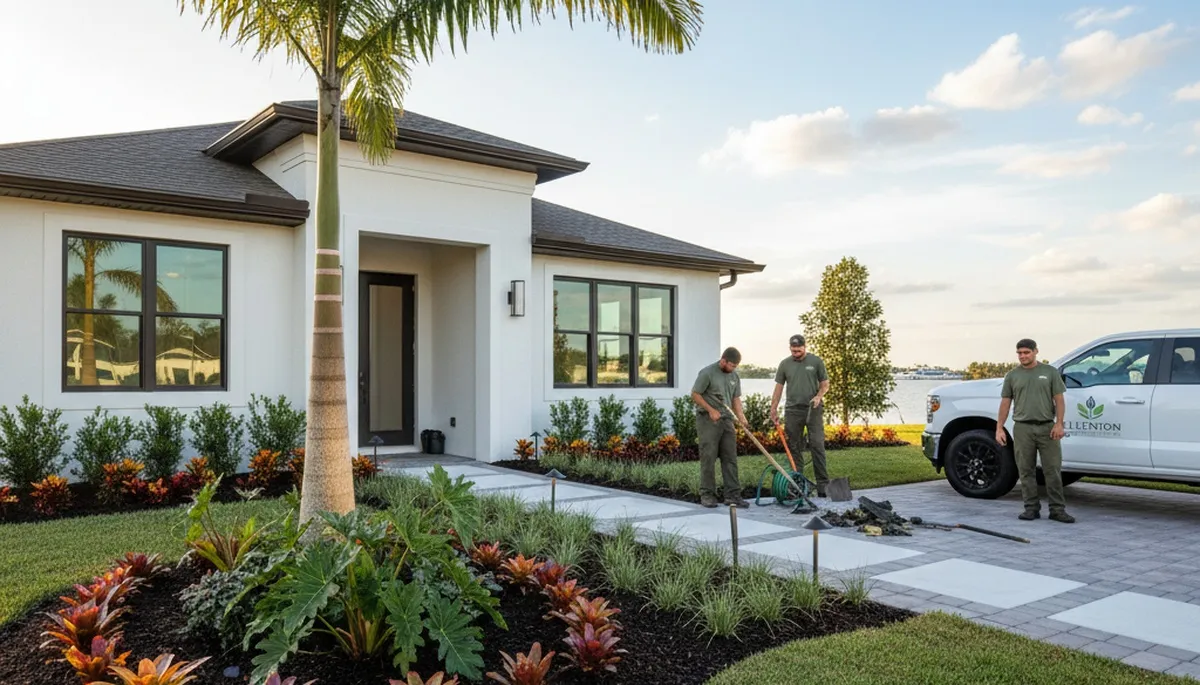 Landscaping service in Sarasota, FL for residential lawn care and yard maintenance