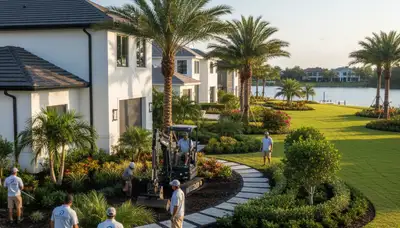 Sarasota, FL landscaping services for residential yards and professional landscape maintenance
