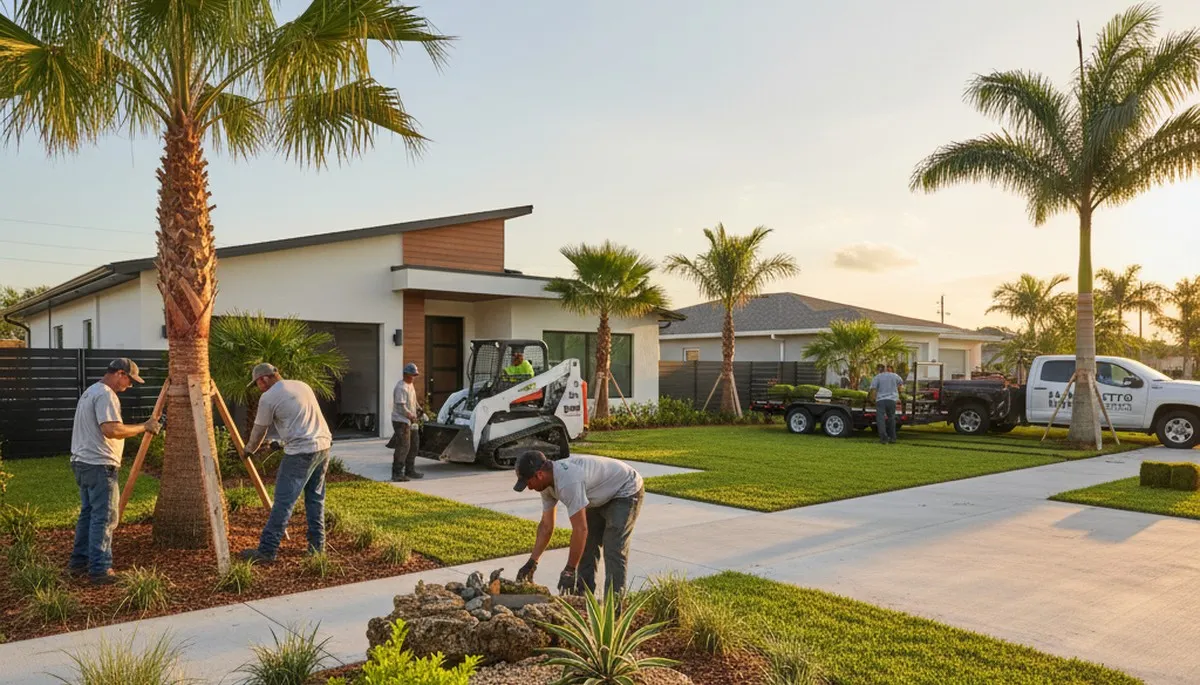 Sarasota, FL landscaping services for residential and commercial properties